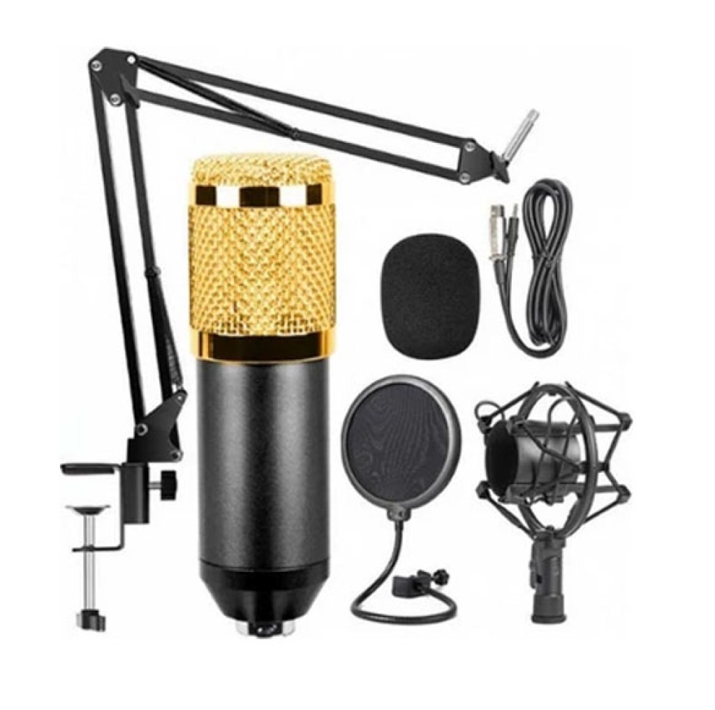 set microphone
